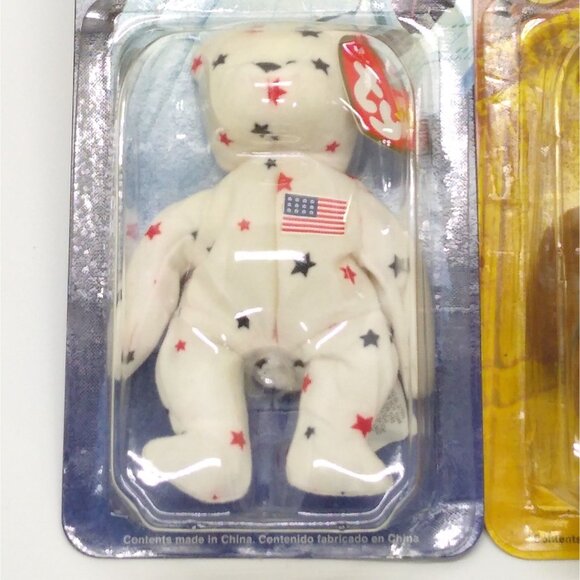 TY Beanie Babies 5 ERRORS each McDonald's International Bears Set Of (4) RARE!!! - Picture 5 of 16